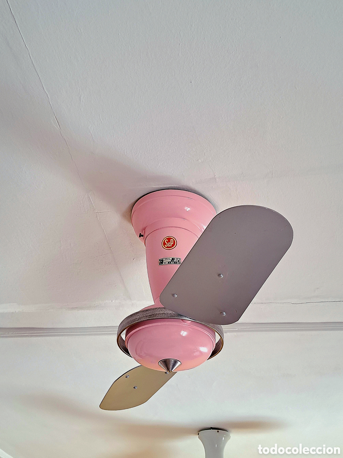 Vintage: Ventilador de techo en buen estado - Foto 6