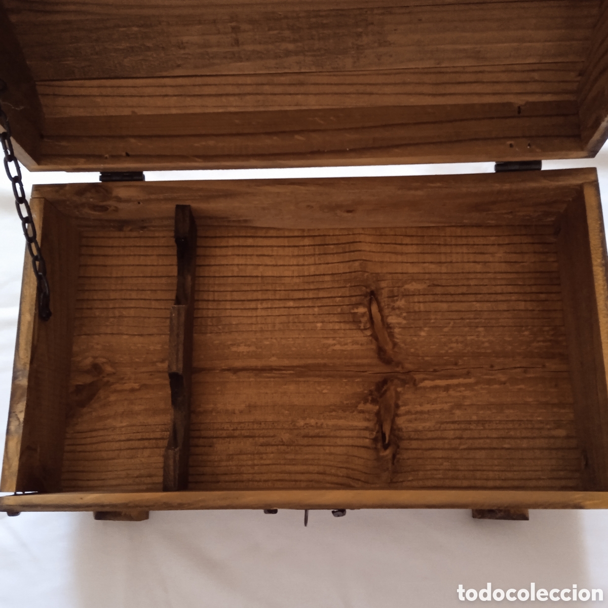 Vintage: Ba&uacute;l vintage de madera y remaches - Foto 13