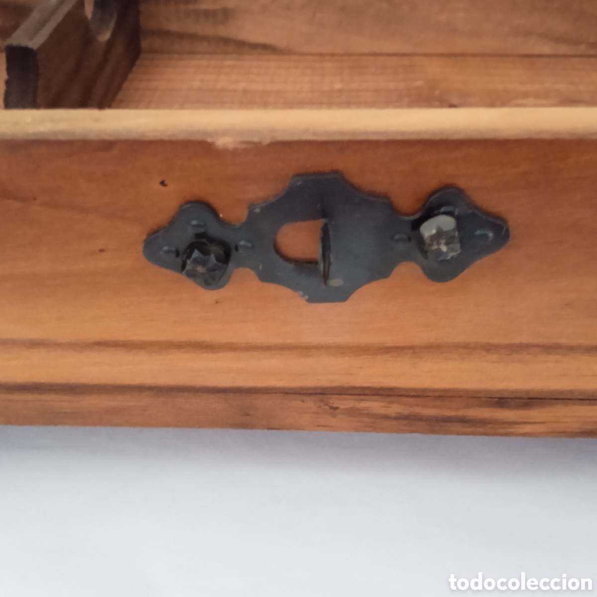 Vintage: Ba&uacute;l vintage de madera y remaches - Foto 15