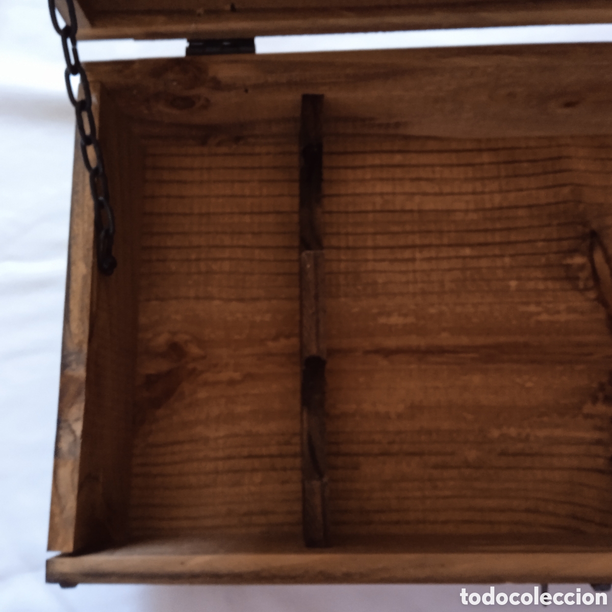 Vintage: Ba&uacute;l vintage de madera y remaches - Foto 16