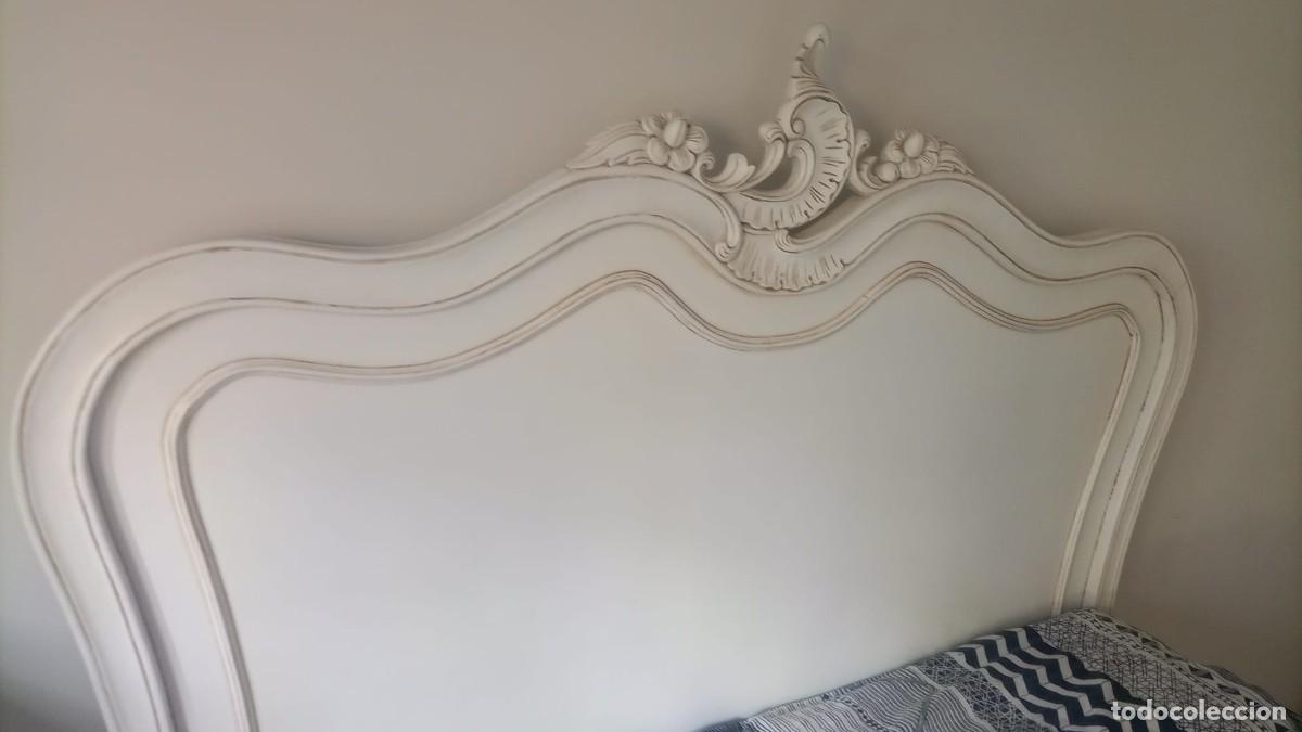 Vintage: Cama estilo Luis XV 135cm - Foto 2