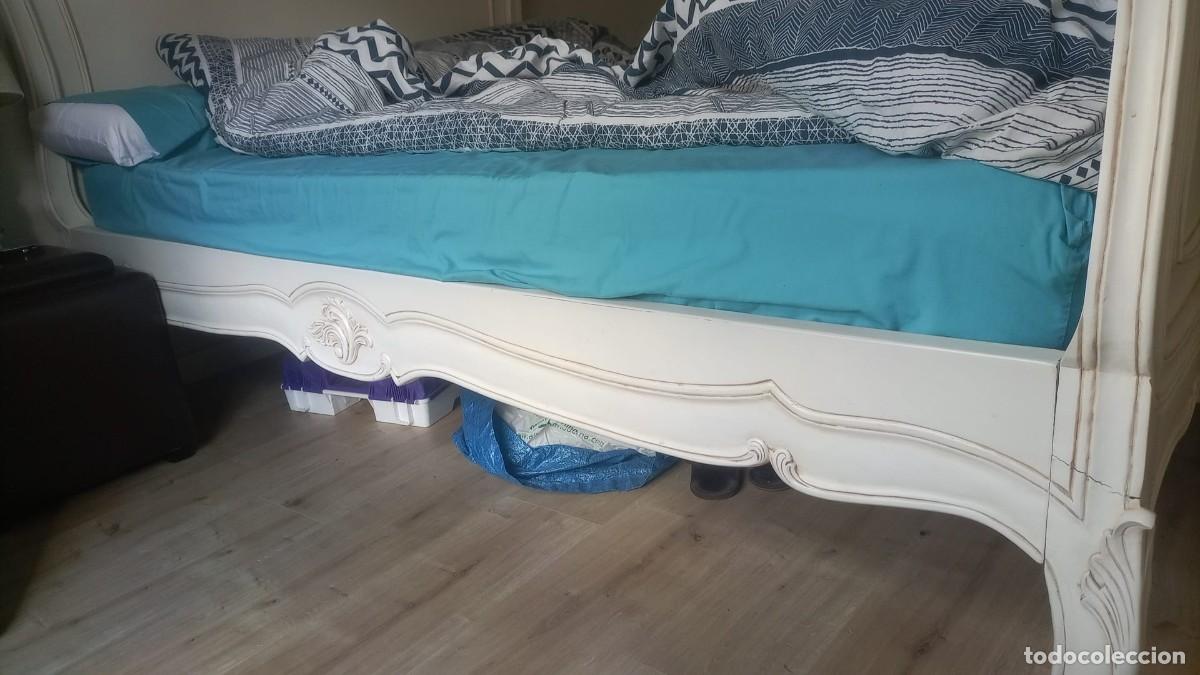 Vintage: Cama estilo Luis XV 135cm - Foto 4