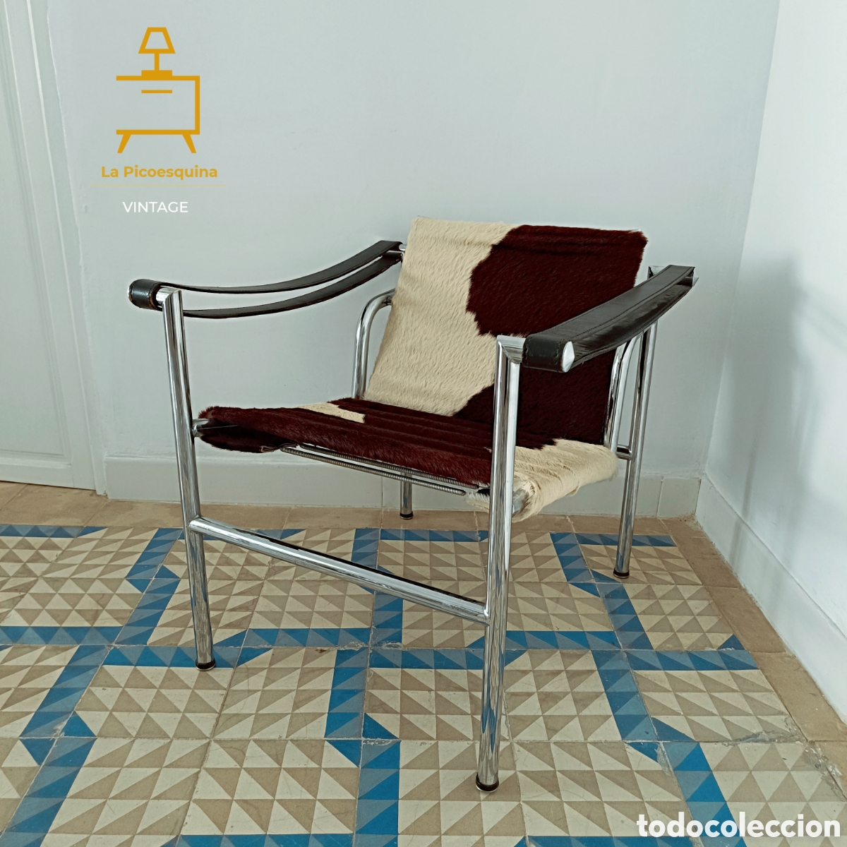 Vintage: Butaca ESTILO LC1 Le Corbusier - Foto 17