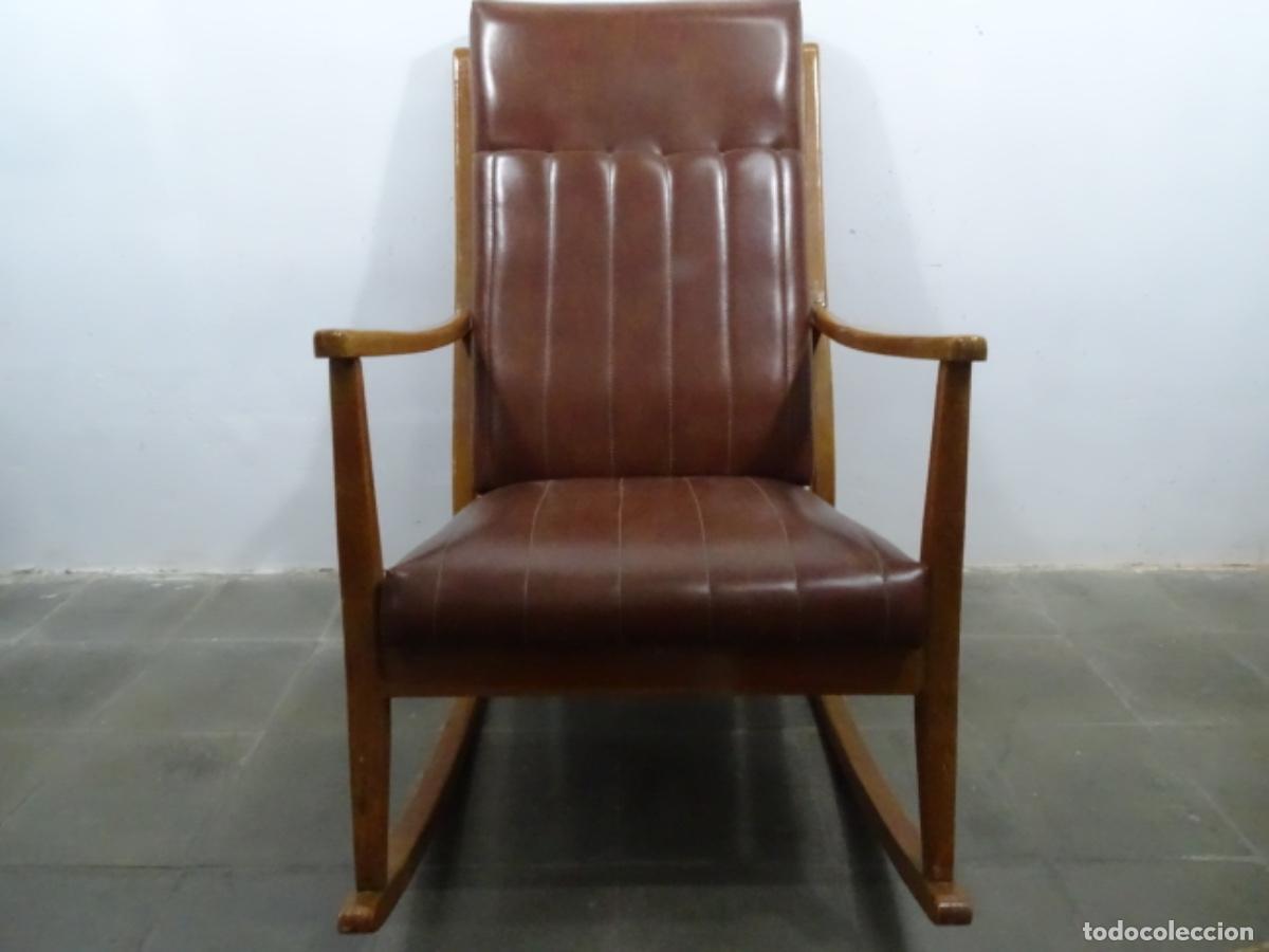 Vintage: HAMACA BALANC&Iacute;N EN MADERA. VINTAGE. - Foto 1