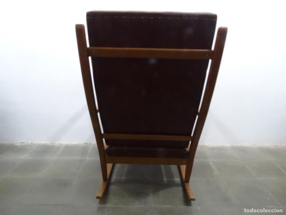 Vintage: HAMACA BALANC&Iacute;N EN MADERA. VINTAGE. - Foto 4