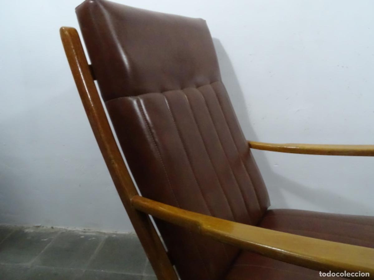 Vintage: HAMACA BALANC&Iacute;N EN MADERA. VINTAGE. - Foto 6