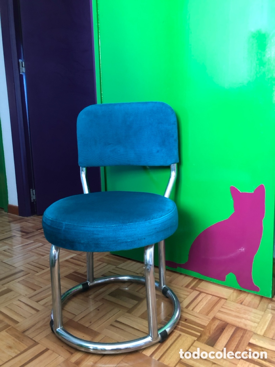 Vintage: Taburete Retro 70s - Foto 2