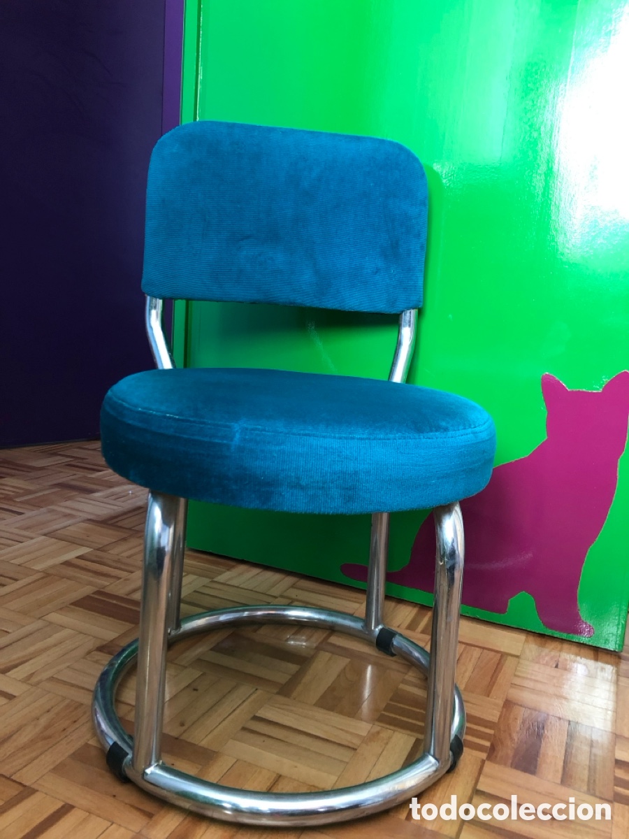 Vintage: Taburete Retro 70s - Foto 1