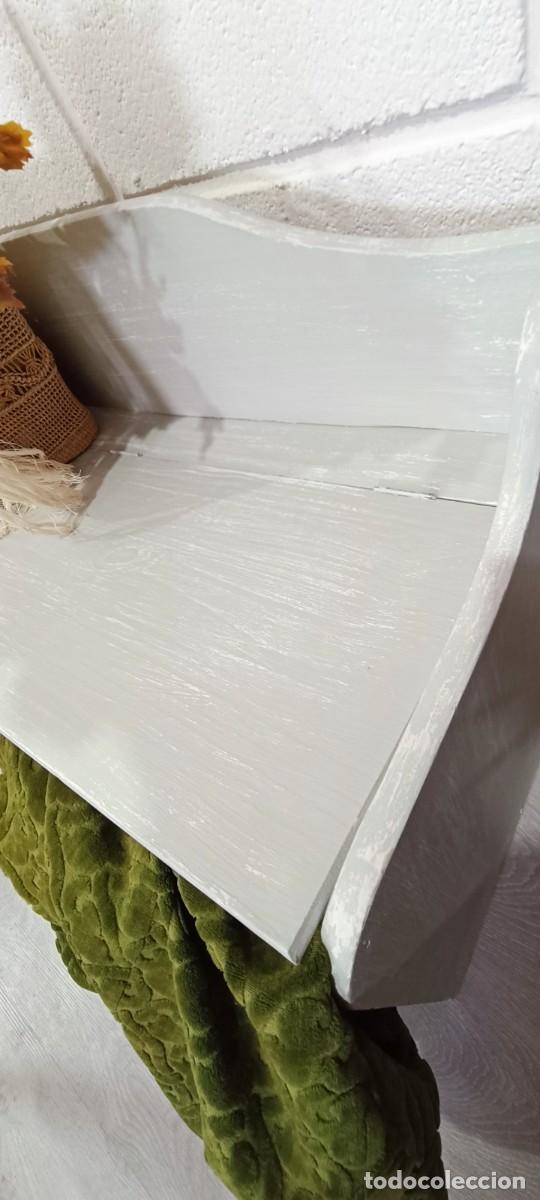 Vintage: BA&Uacute;L DE MADERA MACIZA DECAPADO. - Foto 5