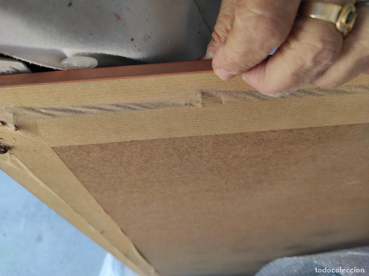 Vintage: Espejo de madera y azulejos - Foto 3