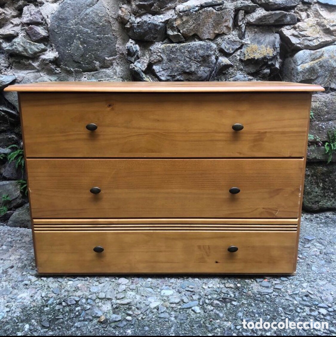 Vintage: C&Oacute;MODA CAJONERA DE MADERA . - Foto 1