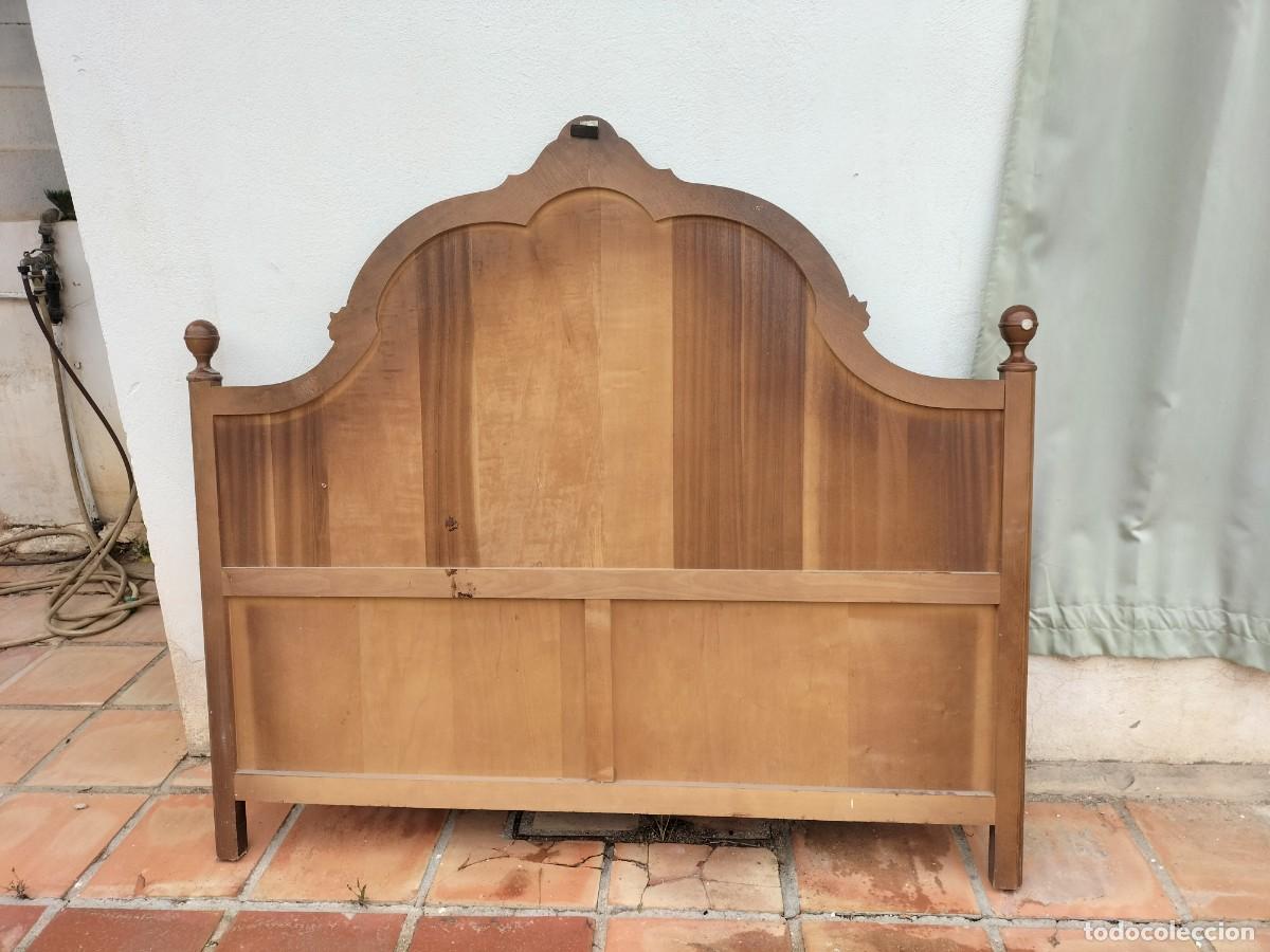 Vintage: Cabecero madera cama de matrimonio - Foto 2