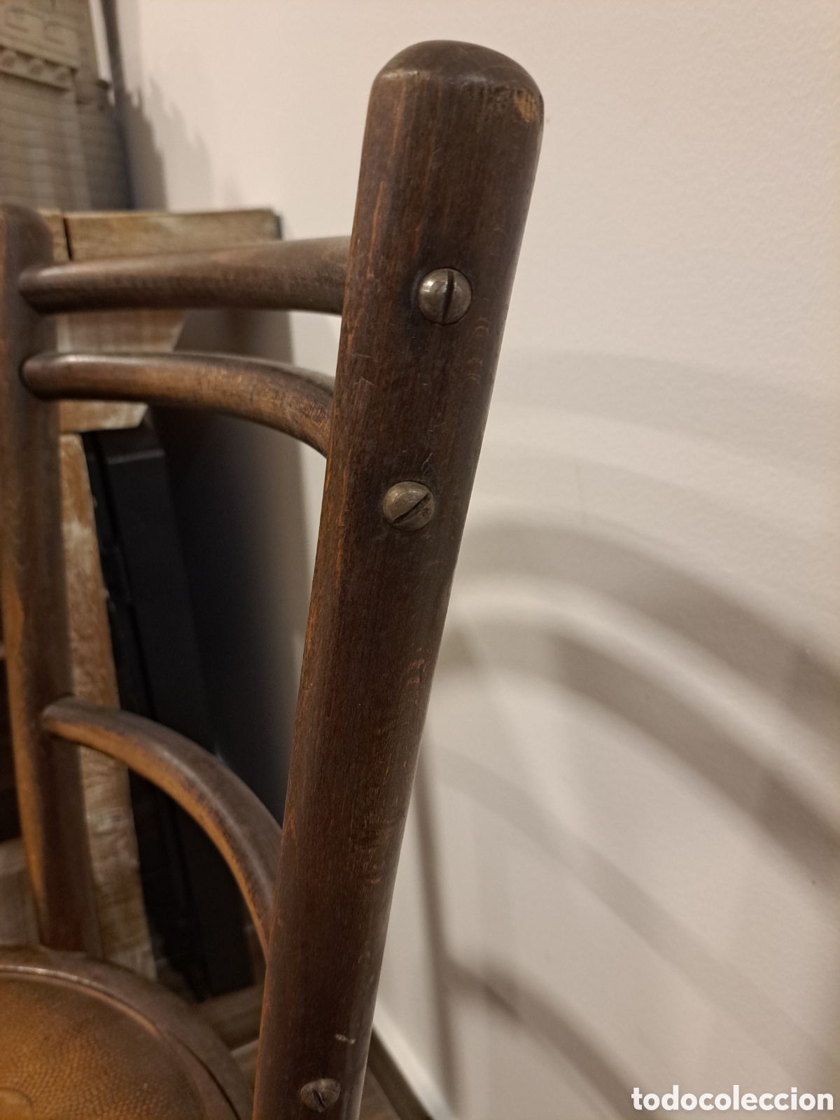 Vintage: 2 sillas bajas estilo - Foto 10