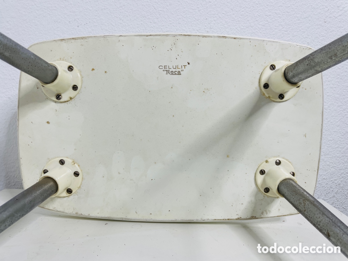 Vintage: Celulit Roca Taburete Vintage 1970 - Foto 9