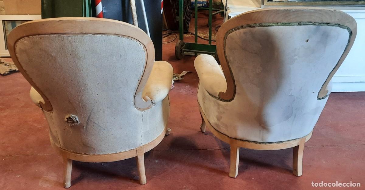 Vintage: SILLON ISABELINO ABUELA CRUDO - Foto 8