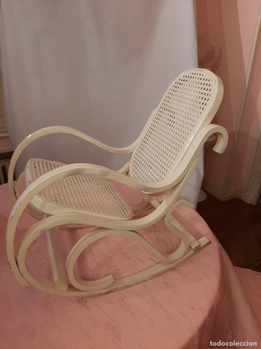 Vintage: MECEDORA DE MADERA PINTADA EN COLOR BLANCO - Foto 3