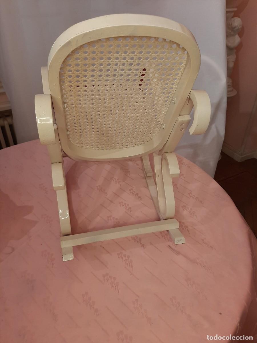 Vintage: MECEDORA DE MADERA PINTADA EN COLOR BLANCO - Foto 4