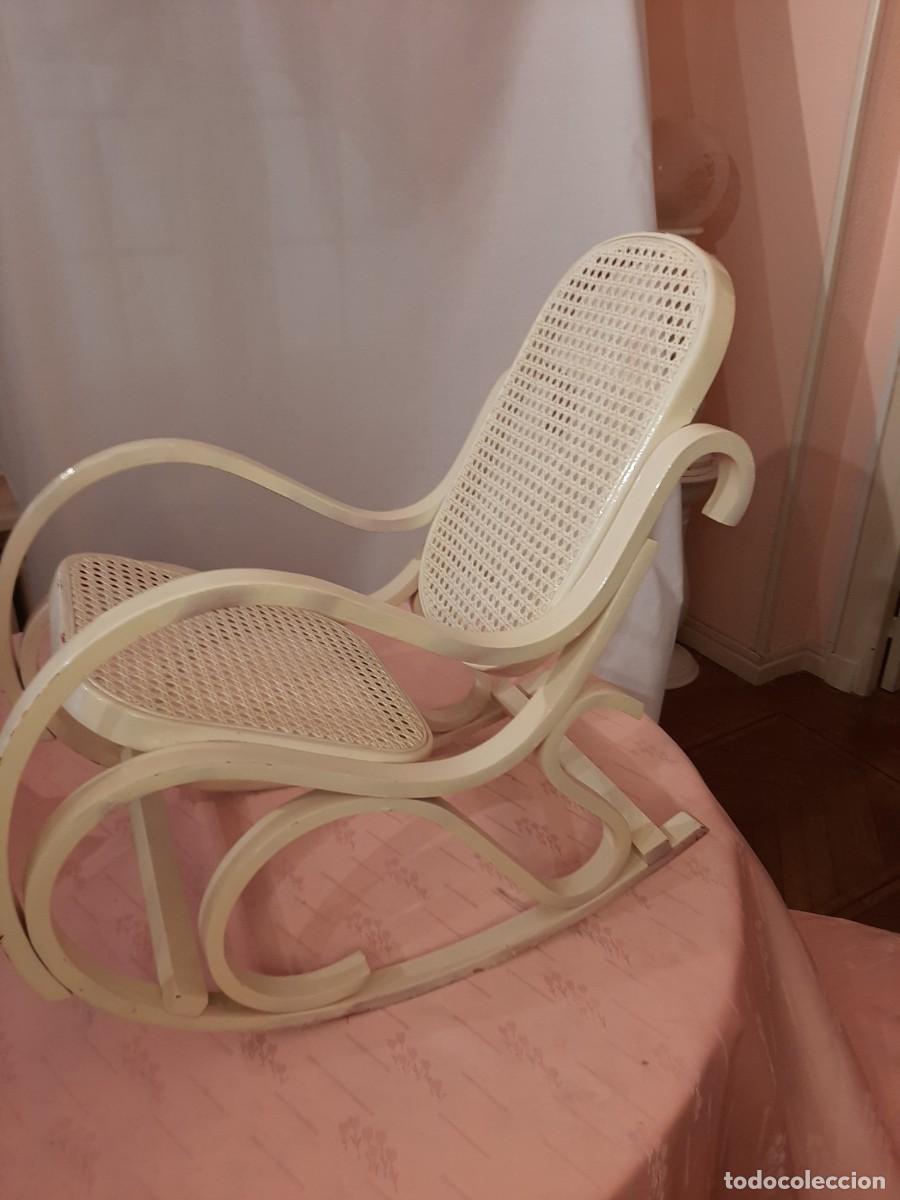 Vintage: MECEDORA DE MADERA PINTADA EN COLOR BLANCO - Foto 5