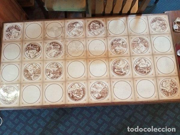 Vintage: MESA DE CENTRO CON MANISES - Foto 3
