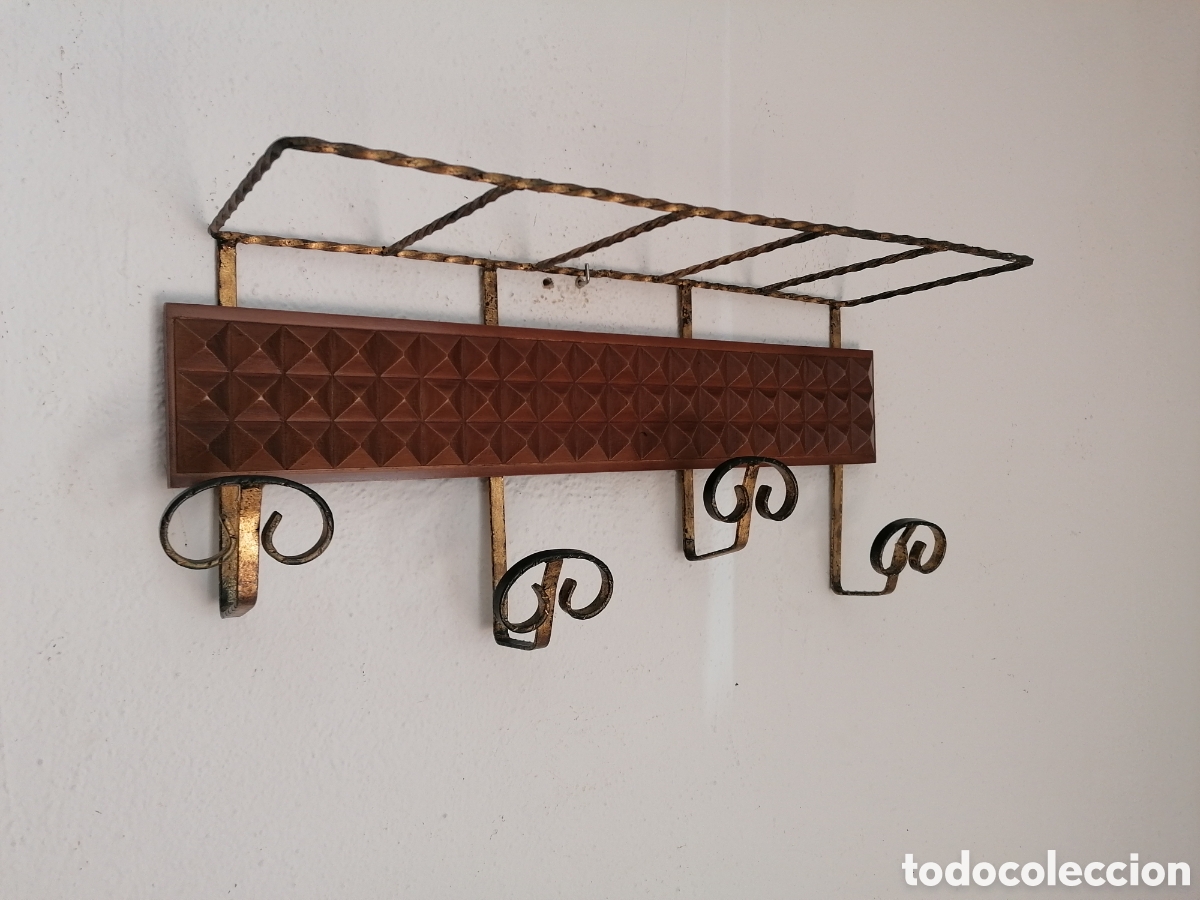 Vintage: Perchero de pared vintage - Foto 1