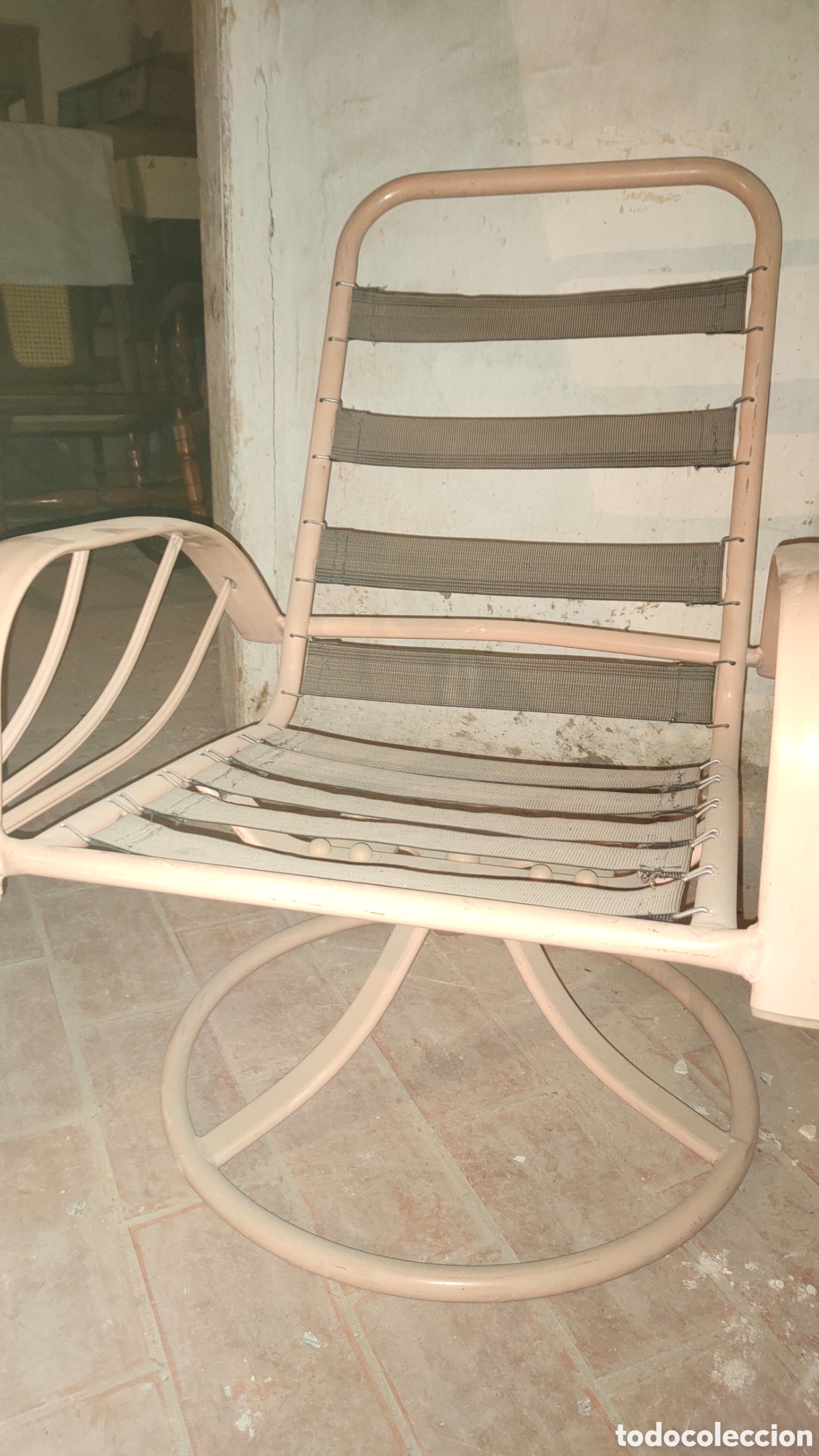 Vintage: Silla giratoria antigua - Foto 2