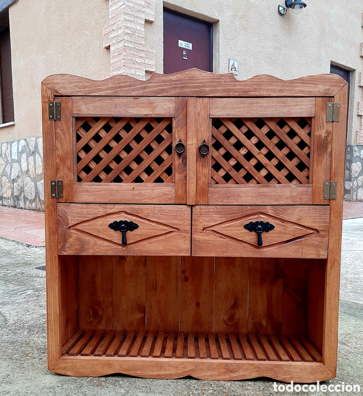 Vintage: Platero de madera, alacena - Foto 2