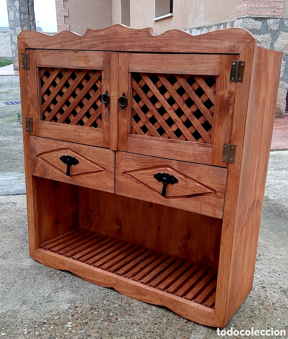 Vintage: Platero de madera, alacena - Foto 1