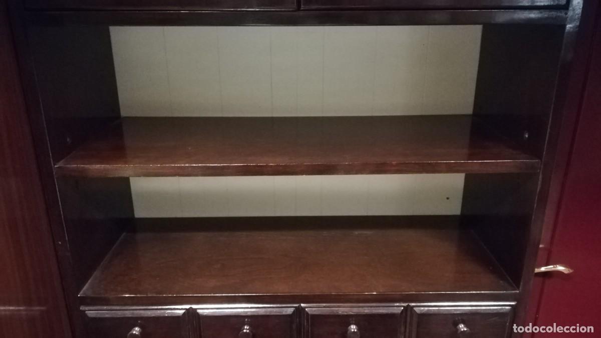 Vintage: APARADOR DE MADERA CON BALDAS Y CAJONES - Foto 9