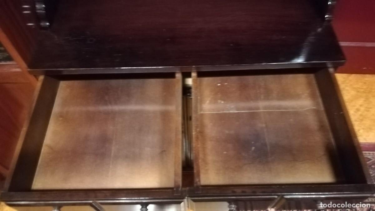 Vintage: APARADOR DE MADERA CON BALDAS Y CAJONES - Foto 11