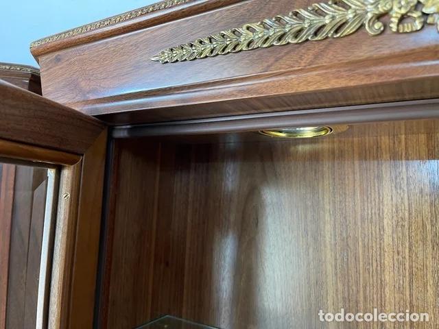 Vintage: VITRINAS CRISTALERA EN MADERA DE NOGAL - Foto 9