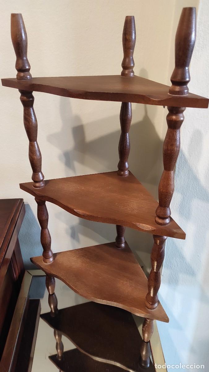 Vintage: RINCONERA ESTANTER&Iacute;A DE MADERA - Foto 2