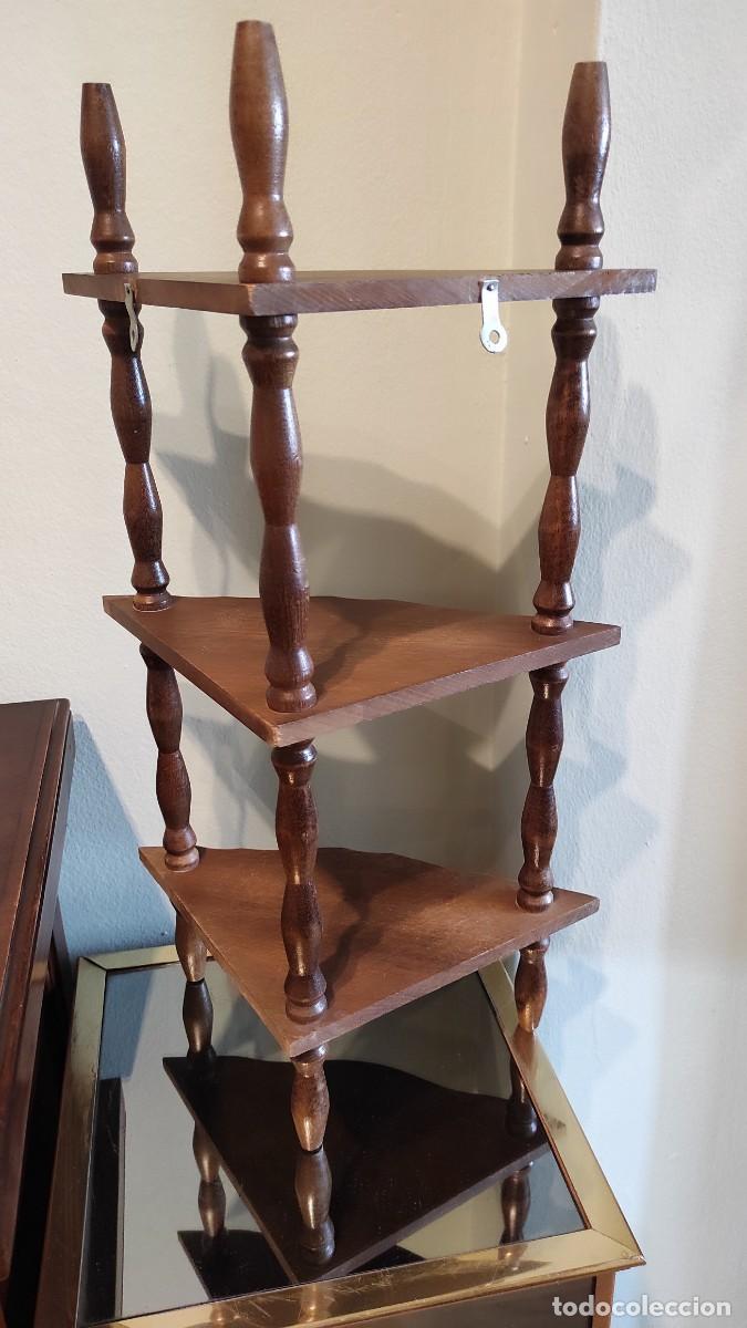 Vintage: RINCONERA ESTANTER&Iacute;A DE MADERA - Foto 4