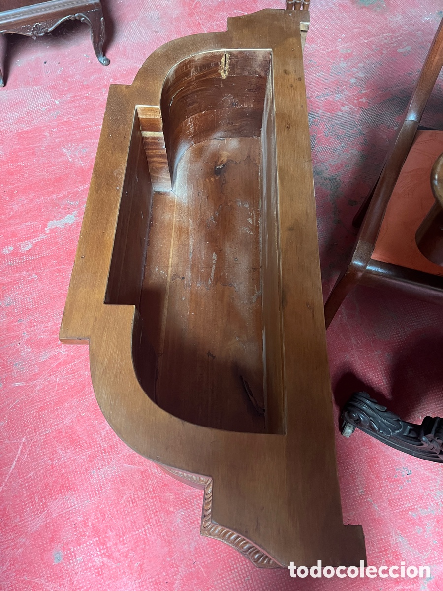 Vintage: W JARDINERA EN MADERA DE CAOBA. - Foto 7