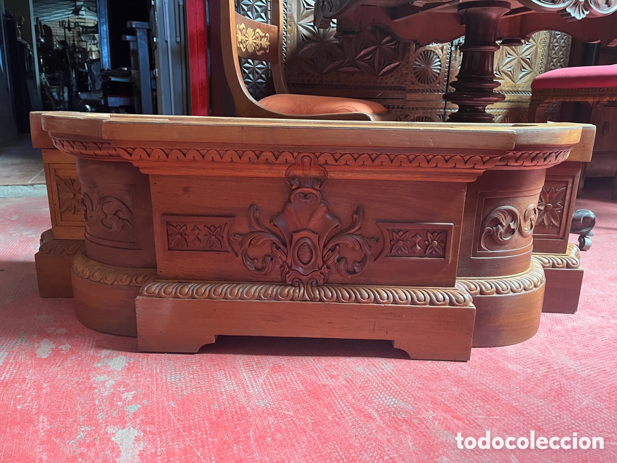 Vintage: W JARDINERA EN MADERA DE CAOBA. - Foto 1