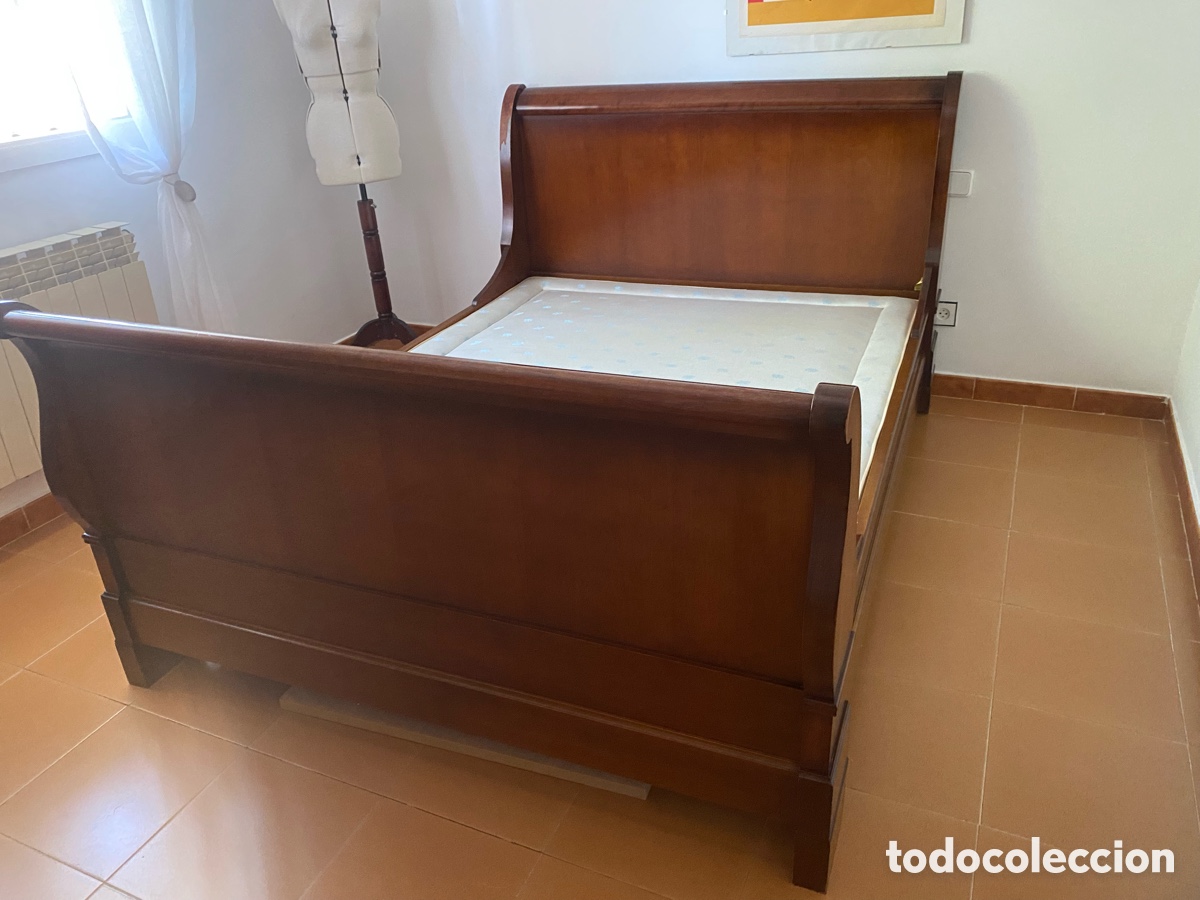 Vintage: Cama en madera tipo barco - Foto 1