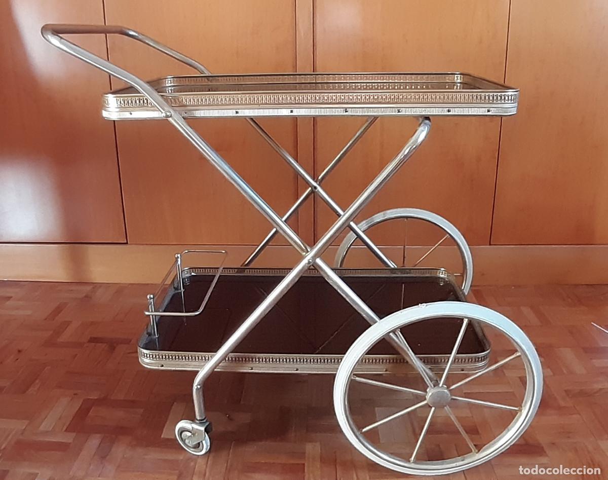 Vintage: Carrito camarera a&ntilde;o 1970 - Foto 2