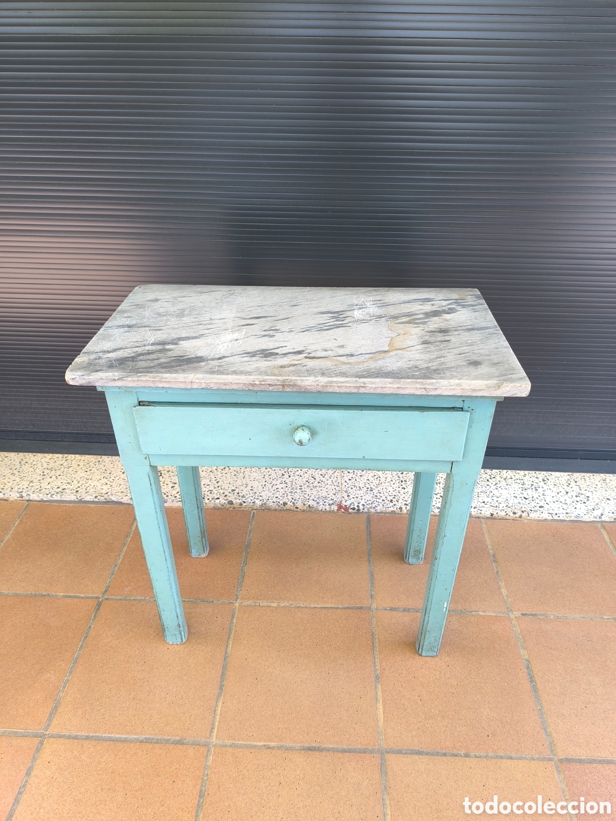Vintage: Mesa tocinera pino, original - Foto 6