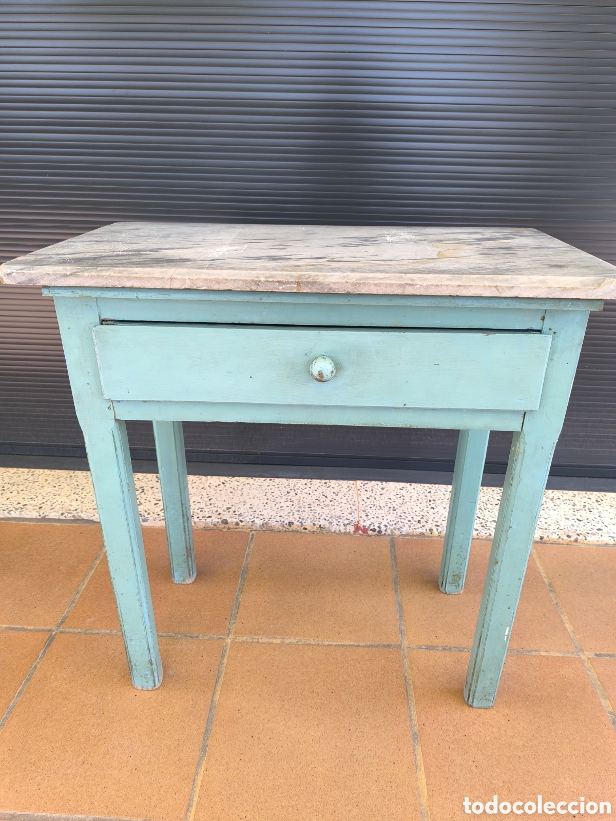 Vintage: Mesa tocinera pino, original - Foto 7