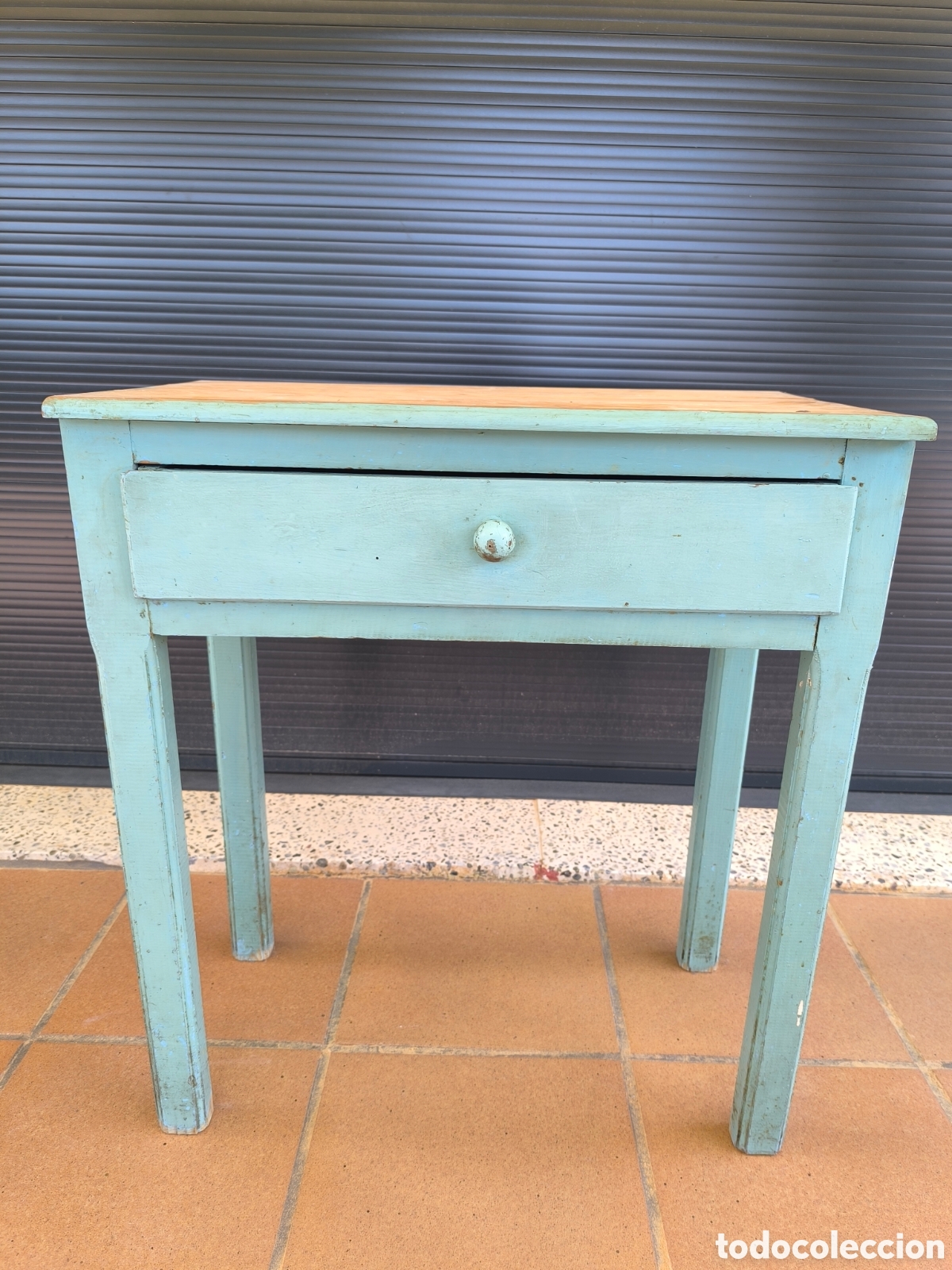 Vintage: Mesa tocinera pino, original - Foto 1
