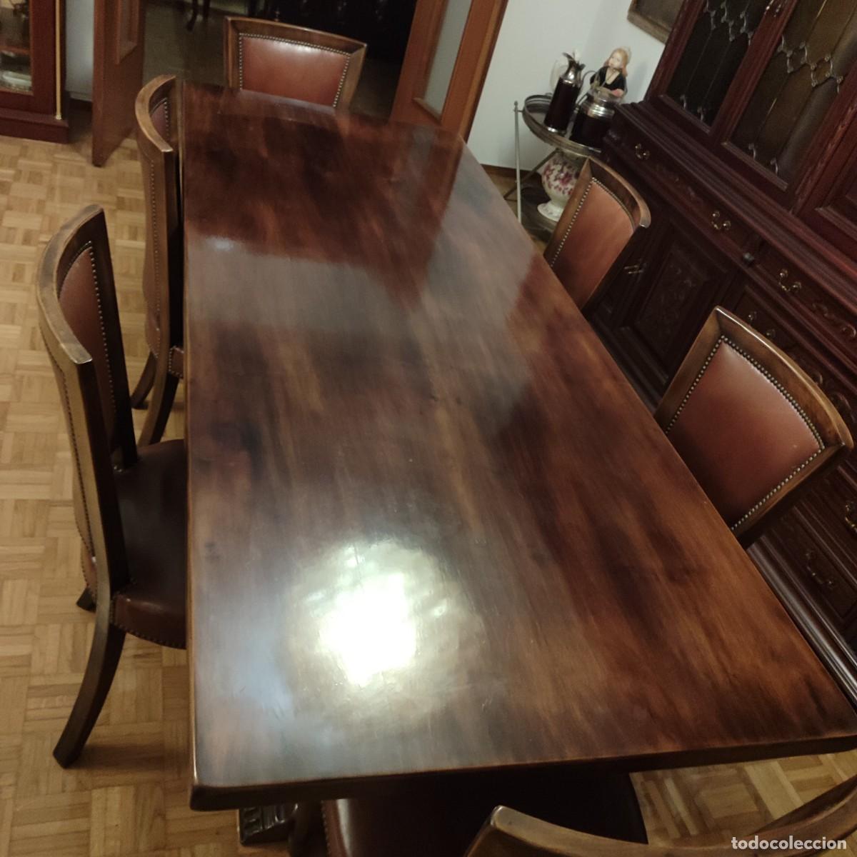 Vintage: Mesa sal&oacute;n+ 6 sillas - Foto 6