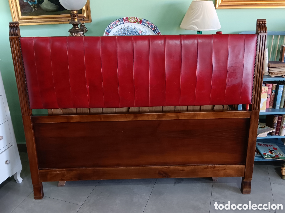 Vintage: CABECERO TAPIZADO MARCA VALENTI - Foto 1