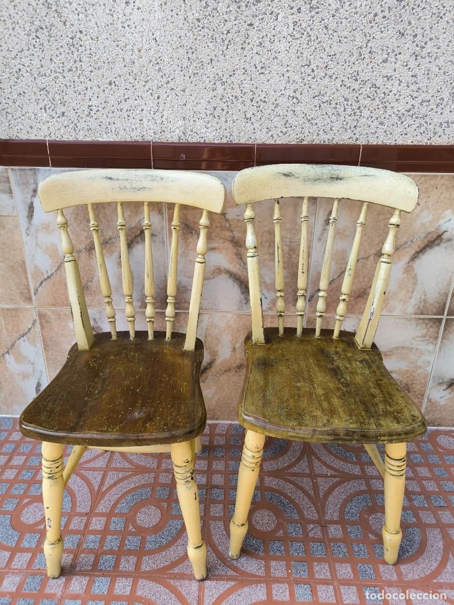 Vintage: Pareja de sillas tipo Thonet - Foto 1
