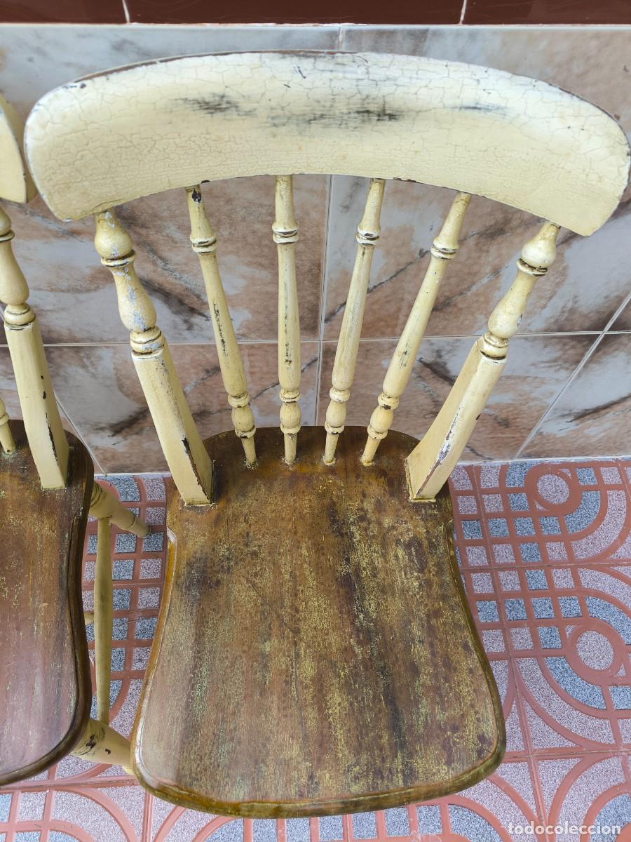 Vintage: Pareja de sillas tipo Thonet - Foto 3