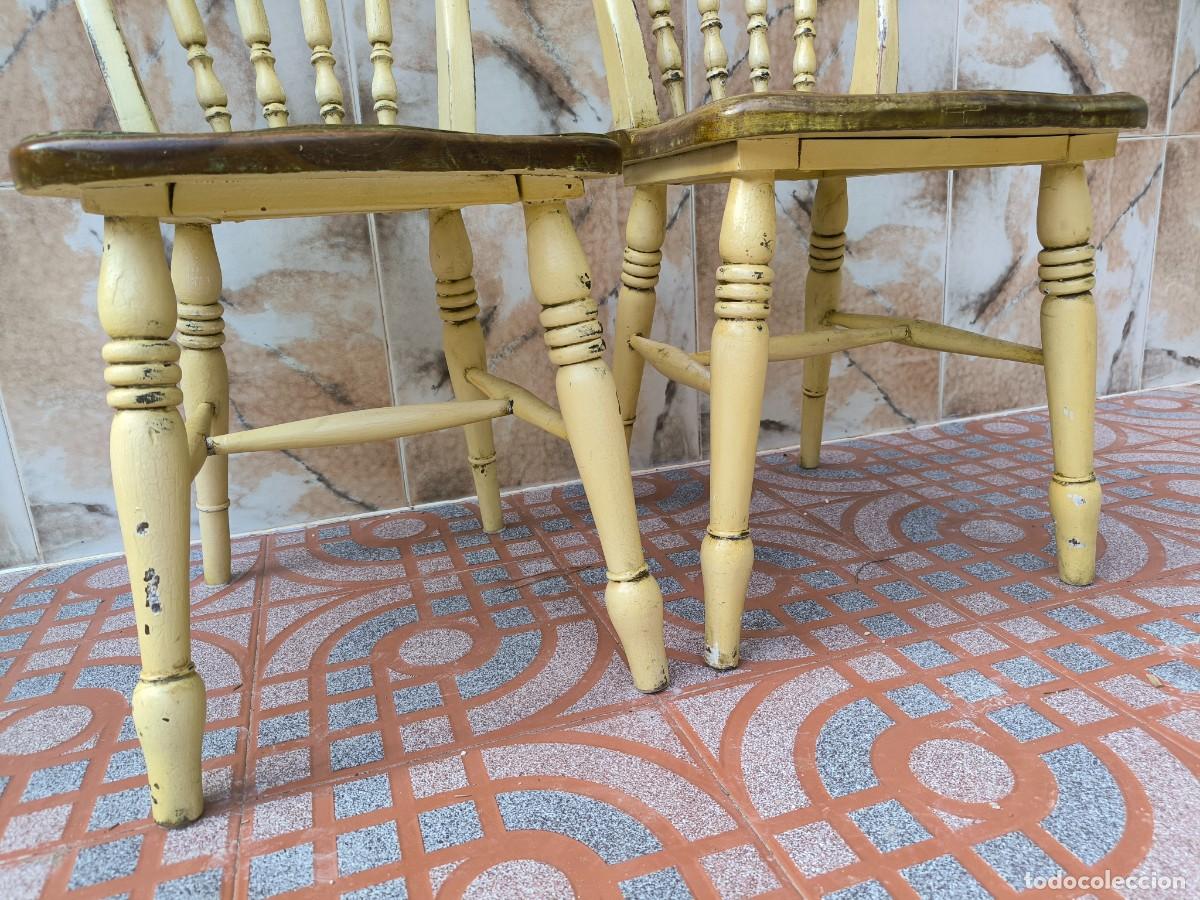 Vintage: Pareja de sillas tipo Thonet - Foto 5