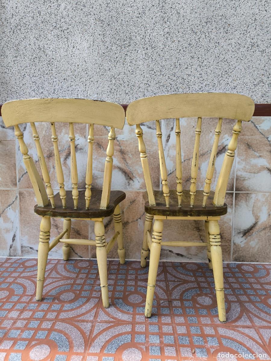 Vintage: Pareja de sillas tipo Thonet - Foto 6