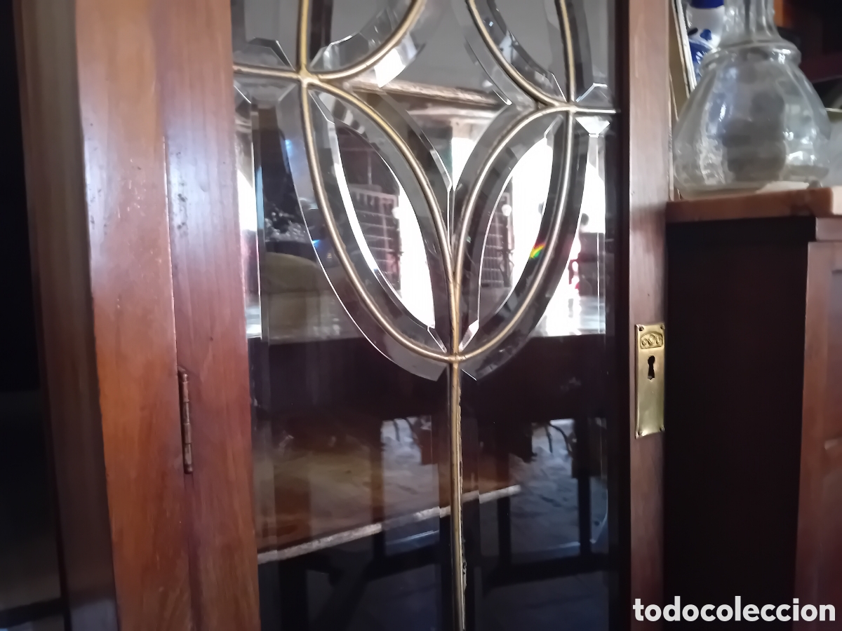 Vintage: Art-Dec&ograve;, Mesa extensible y buffet. 1920, madera. - Foto 2