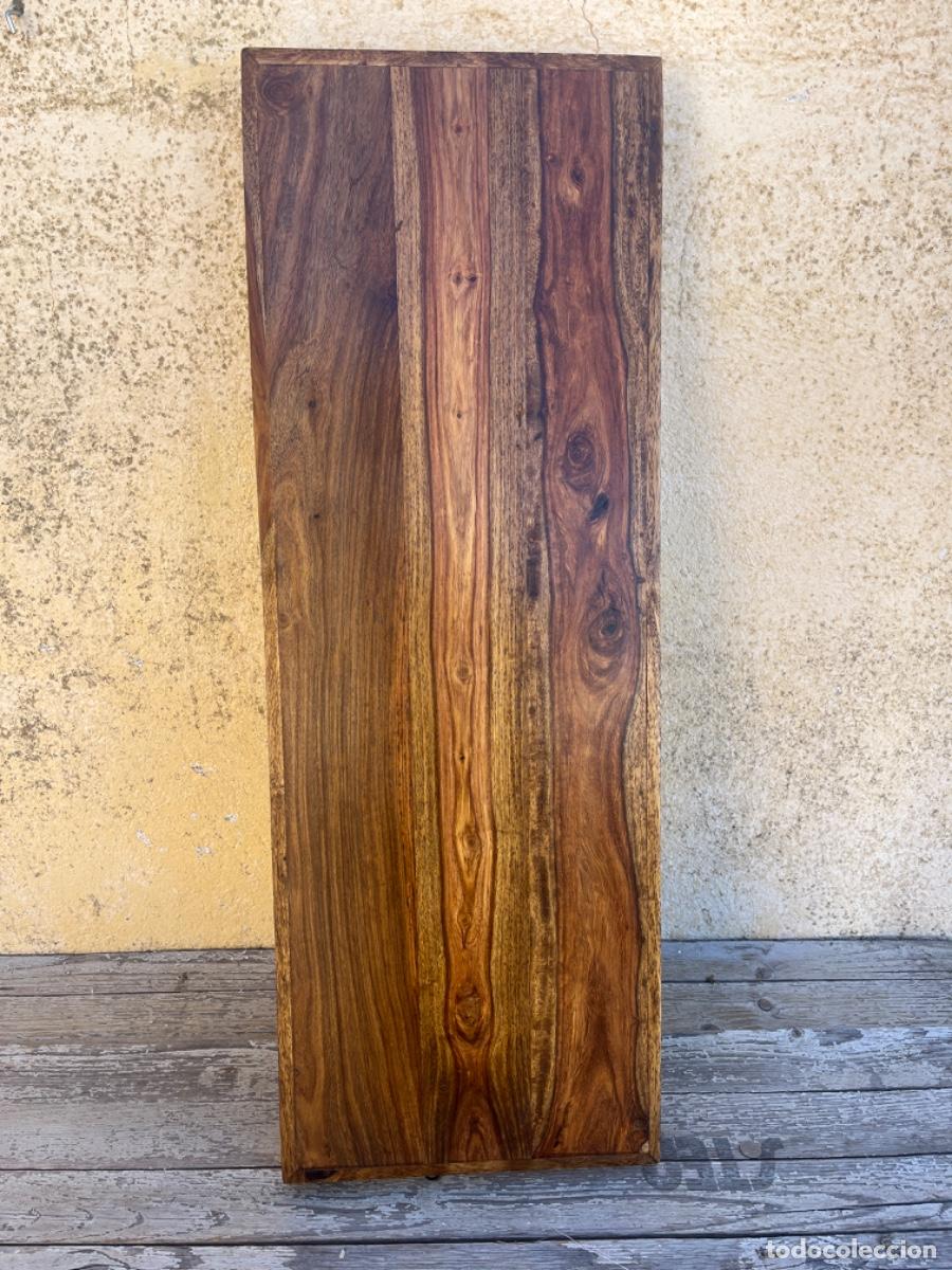 Vintage: Estanter&iacute;a o balda en madera de mango, barnizada. Sin uso. - Foto 1