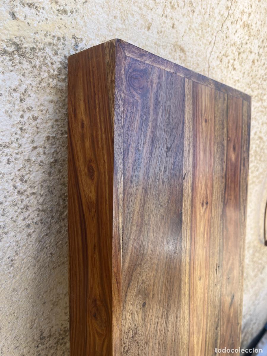 Vintage: Estanter&iacute;a o balda en madera de mango, barnizada. Sin uso. - Foto 4