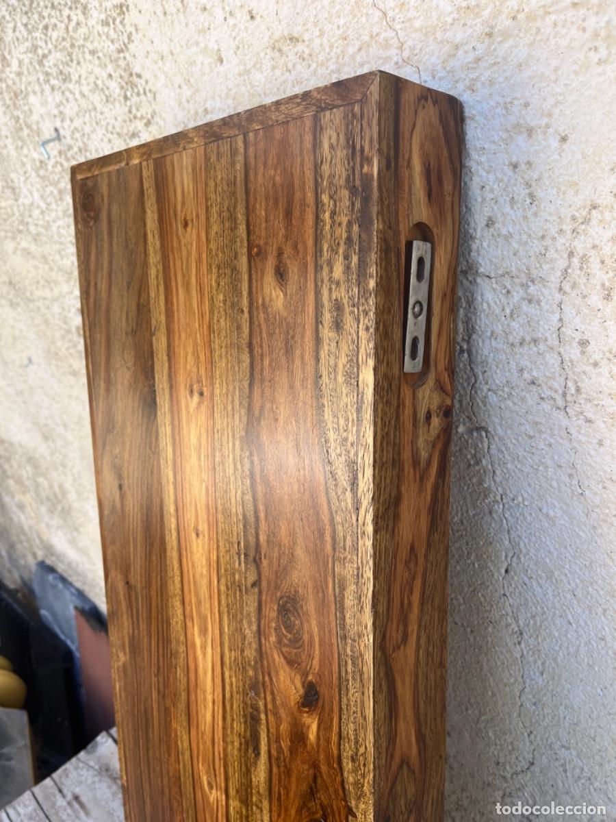 Vintage: Estanter&iacute;a o balda en madera de mango, barnizada. Sin uso. - Foto 5