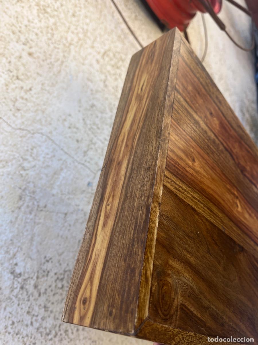 Vintage: Estanter&iacute;a o balda en madera de mango, barnizada. Sin uso. - Foto 6